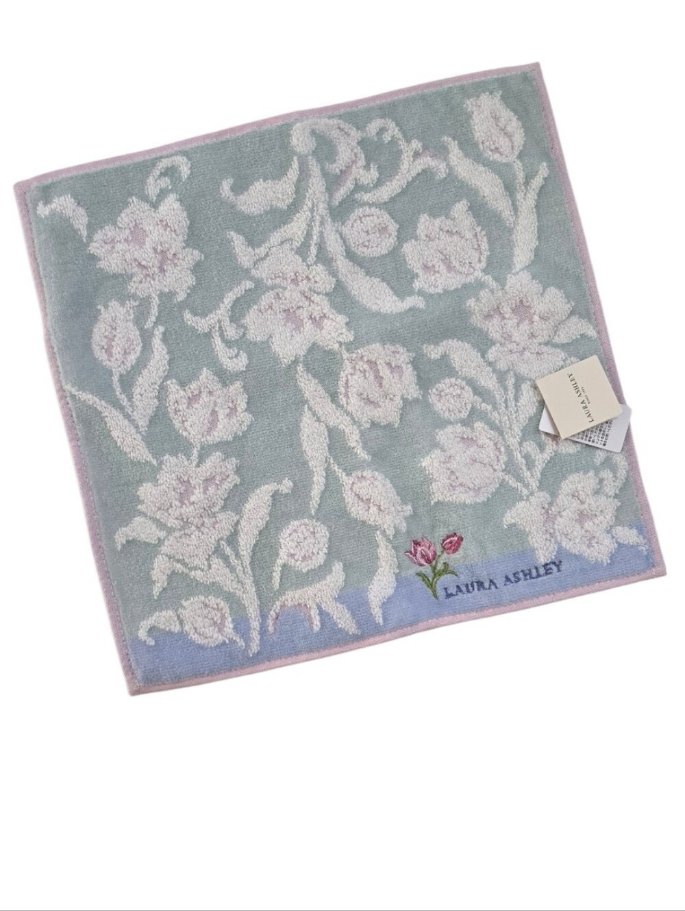 Laura Ashley Japan Floral Mini Towels Washcloths Set of 3 New With Tags - Picture 5 of 12